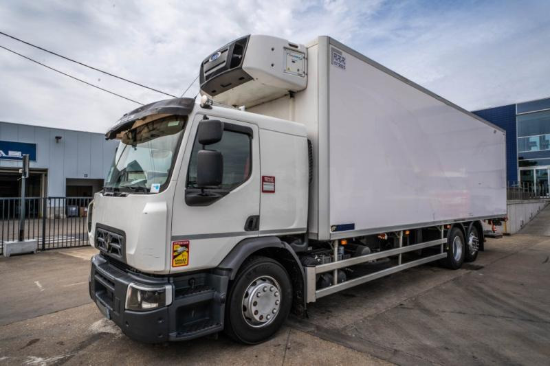 Renault D WIDE 380 DXI +CARRIER 1250 MT+DHOLLANDIA - Camion frigorifique: photos 1 Renault D WIDE 380 DXI +CARRIER 1250 MT+DHOLLANDIA - Camion frigorifique: photos 1