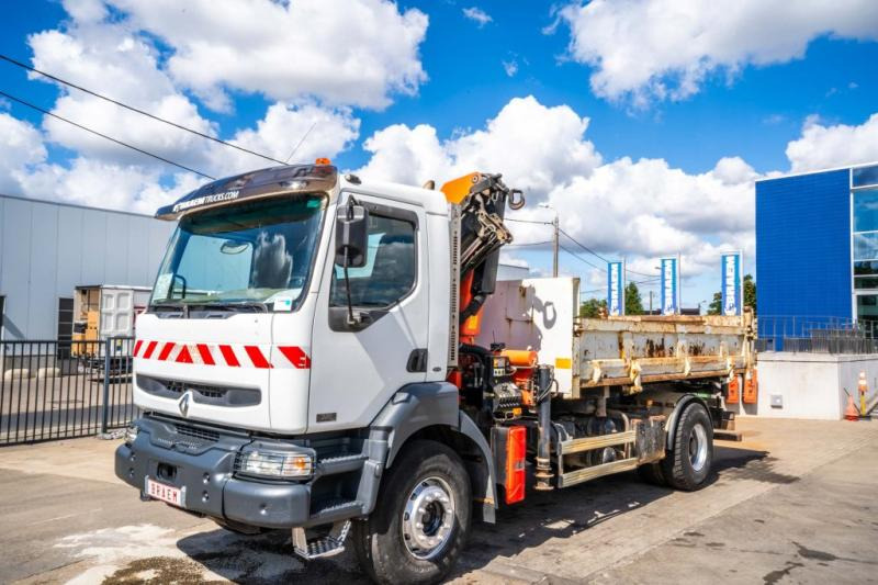 Camion benne, Camion grue Renault KERAX 320 DCI +BIBENNE+PALFINGER 12Ton/m/2 EXT.: photos 9