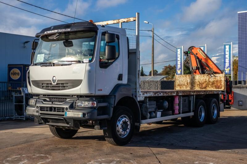 Renault KERAX 380DXI+E5+PK18TM/3EXT - Camion plateau, Camion grue: photos 5 Renault KERAX 380DXI+E5+PK18TM/3EXT - Camion plateau, Camion grue: photos 5