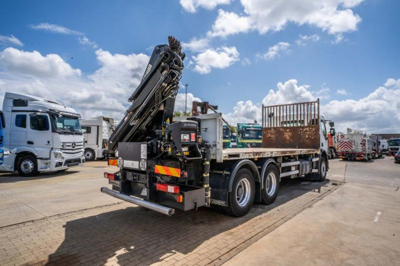 Renault LANDER 340 DXI-6X4+HIAB 14 T/m/3xhydr. - Camion plateau, Camion grue: photos 4 Renault LANDER 340 DXI-6X4+HIAB 14 T/m/3xhydr. - Camion plateau, Camion grue: photos 4