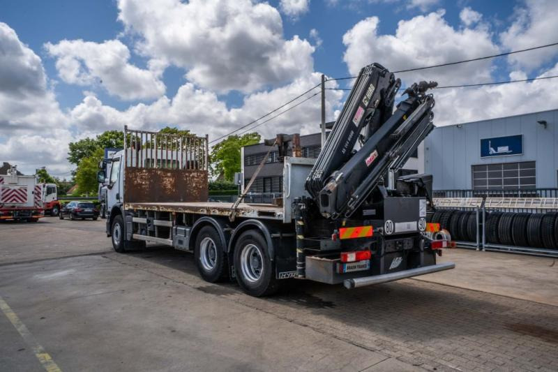 Camion plateau, Camion grue Renault LANDER 340 DXI-6X4+HIAB 14 T/m/3xhydr.: photos 6