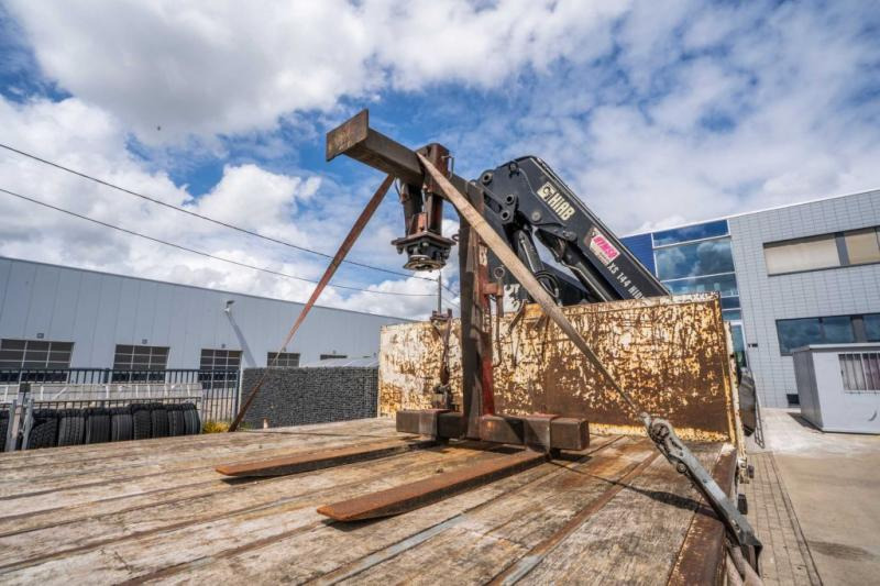 Camion plateau, Camion grue Renault LANDER 340 DXI-6X4+HIAB 14 T/m/3xhydr.: photos 9