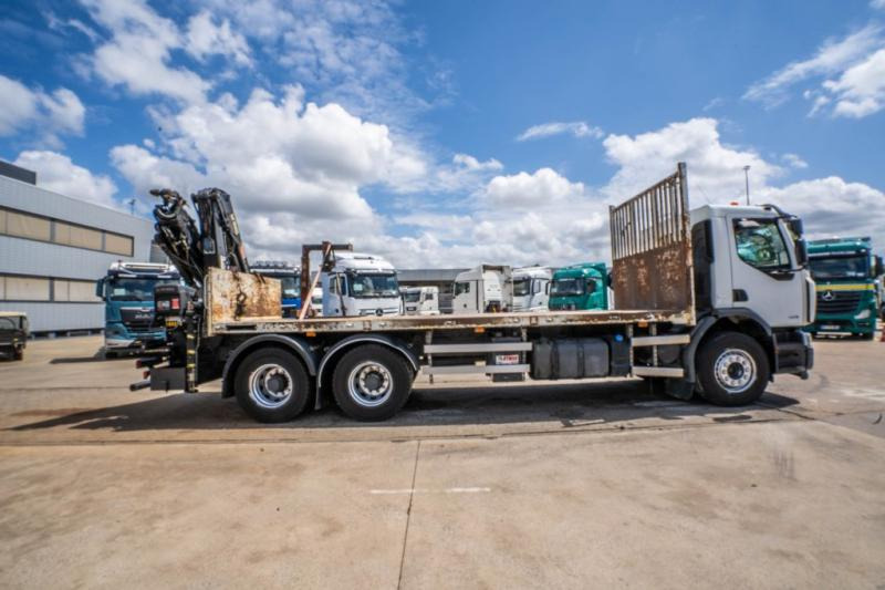 Renault LANDER 340 DXI-6X4+HIAB 14 T/m/3xhydr. - Camion plateau, Camion grue: photos 5 Renault LANDER 340 DXI-6X4+HIAB 14 T/m/3xhydr. - Camion plateau, Camion grue: photos 5