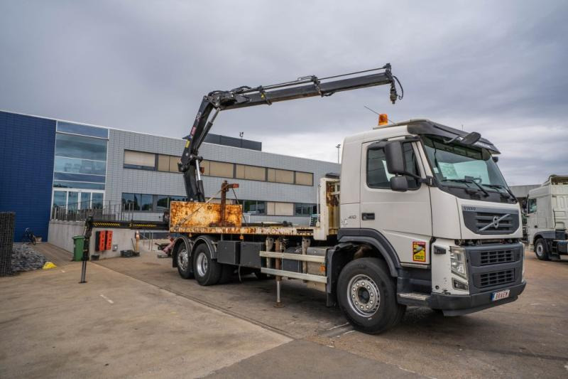 Volvo FM 410 DXI -6X2+HIAB 24 T/m/2x - Camion plateau, Camion grue: photos 2 Volvo FM 410 DXI -6X2+HIAB 24 T/m/2x - Camion plateau, Camion grue: photos 2
