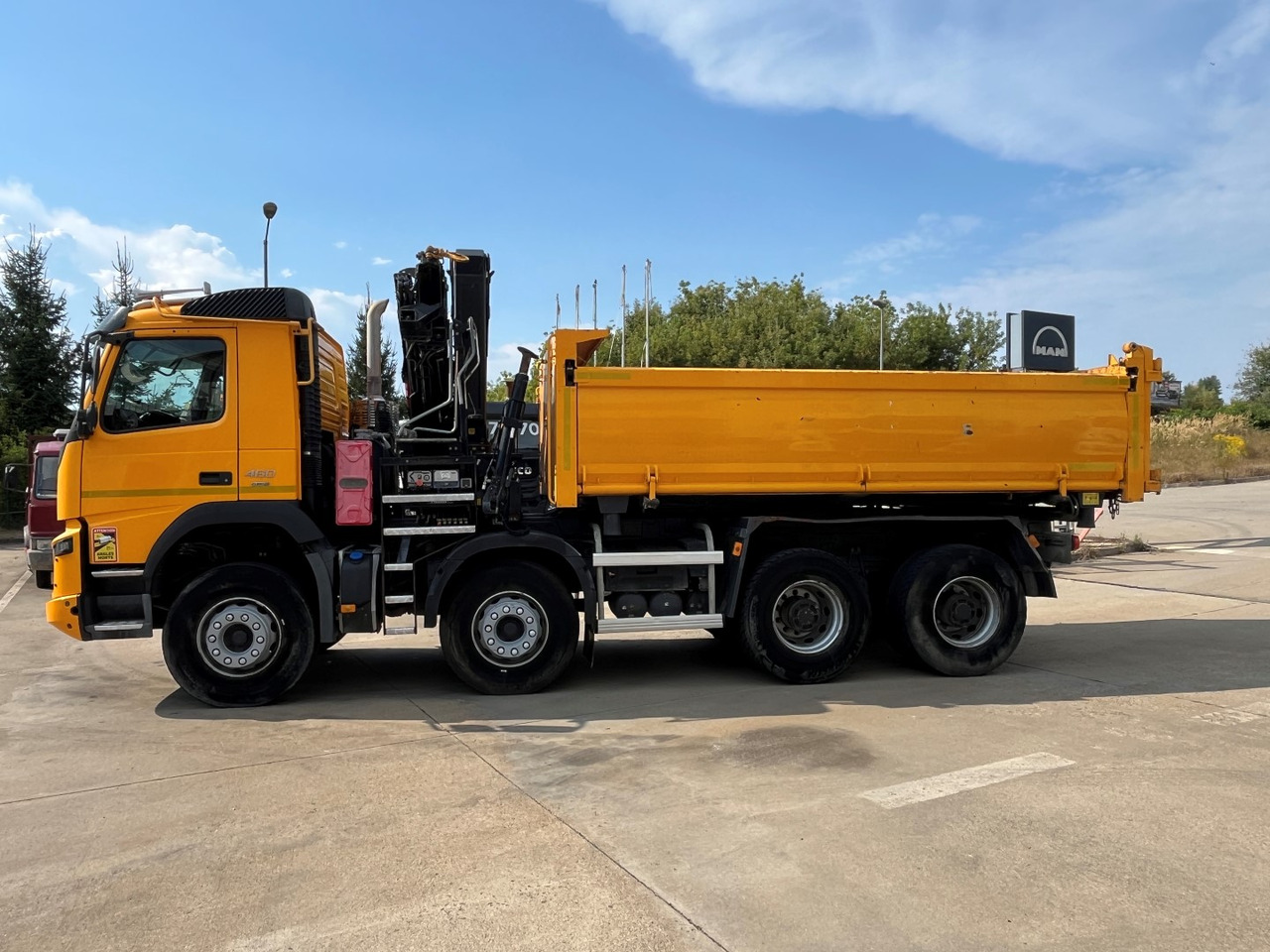 VOLVO FMX 460, 8x4, 2017, HIAB 188 - Camion benne, Camion grue: photos 5 VOLVO FMX 460, 8x4, 2017, HIAB 188 - Camion benne, Camion grue: photos 5
