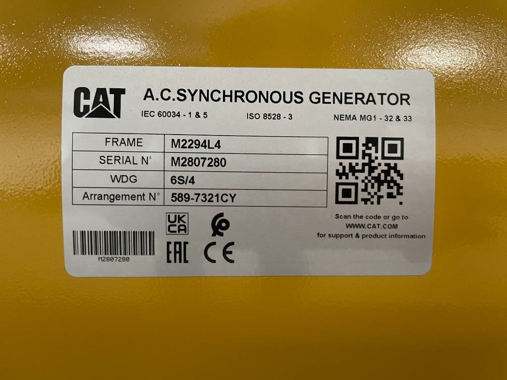 Groupe électrogène neuf CAT DE220E0 - 220 kVA Generator - DPX-18018: photos 21