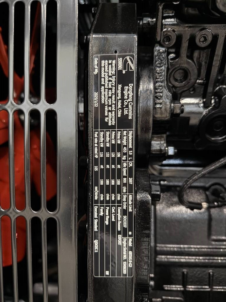 Groupe électrogène neuf Cummins 6BTA5.9-G2 - 138 kVA Generator - DPX-19836: photos 17 Groupe électrogène neuf Cummins 6BTA5.9-G2 - 138 kVA Generator - DPX-19836: photos 17
