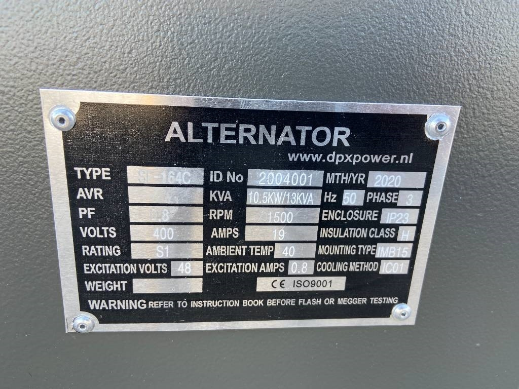 DPX SF-164C - 13 kVA Alternator - DPX-33801 - Groupe électrogène: photos 4 DPX SF-164C - 13 kVA Alternator - DPX-33801 - Groupe électrogène: photos 4