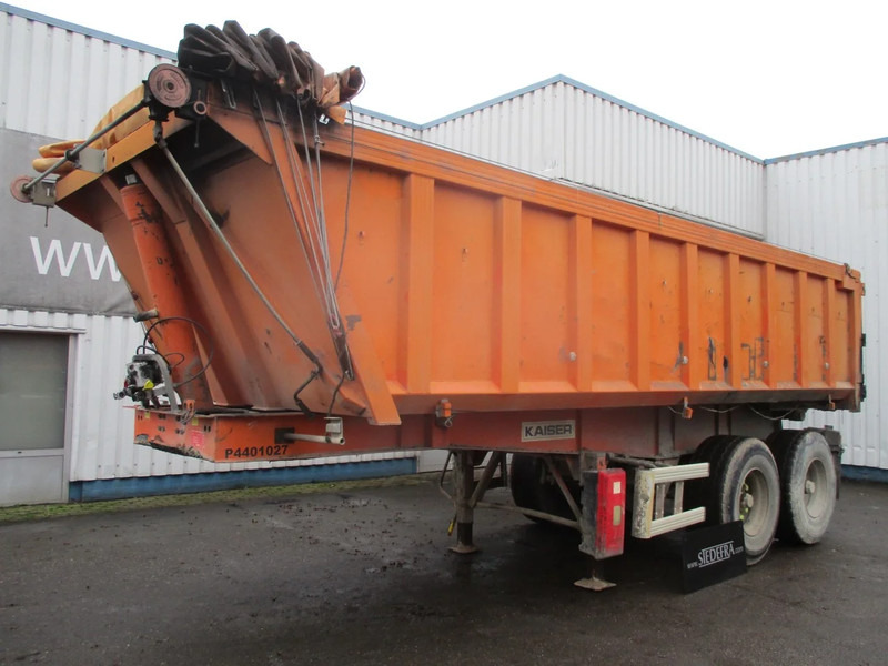 Kaiser 2 axle , steel tipper trailer , spring suspension , drum brakes - Semi-remorque benne: photos 1 Kaiser 2 axle , steel tipper trailer , spring suspension , drum brakes - Semi-remorque benne: photos 1
