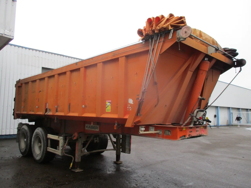 Kaiser 2 axle , steel tipper trailer , spring suspension , drum brakes - Semi-remorque benne: photos 4 Kaiser 2 axle , steel tipper trailer , spring suspension , drum brakes - Semi-remorque benne: photos 4