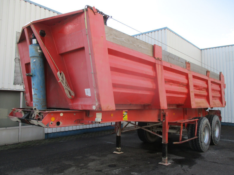Trailor 2 Axle , Steel tipper trailer , Spring suspension , Drum brakes - Semi-remorque benne: photos 1 Trailor 2 Axle , Steel tipper trailer , Spring suspension , Drum brakes - Semi-remorque benne: photos 1