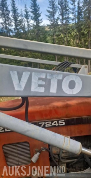1987 Zetor 7245 mva fri traktor med Veto F15 lasteapparat  474 timer en crédit-bail 1987 Zetor 7245 mva fri traktor med Veto F15 lasteapparat  474 timer: photos 16