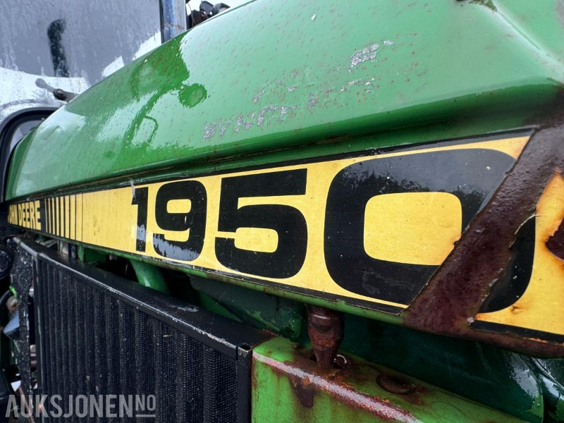Tracteur agricole 1988 John Deere 1950 POWER SYNCHRON med toppstag og triangelfeste: photos 9