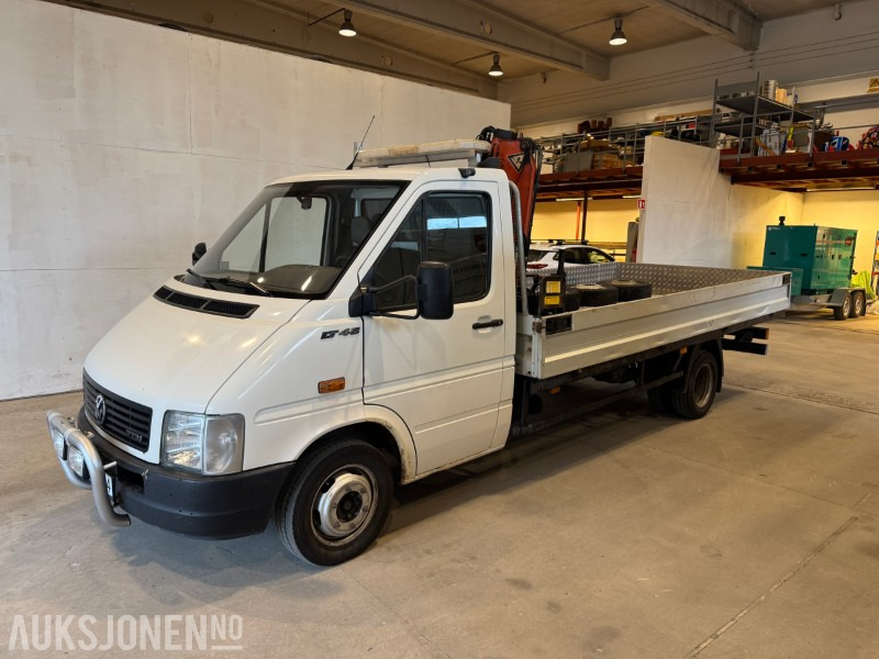 2002 Volkswagen LT46 planbil med Palfinger PC2300 kran - Camion grue: photos 1 2002 Volkswagen LT46 planbil med Palfinger PC2300 kran - Camion grue: photos 1