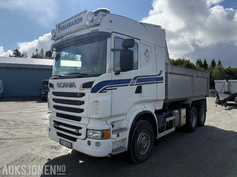 2011 Scania R620 6X4 Tippbil med 2005 Carnehl trippelkjerre - Camion benne: photos 1 2011 Scania R620 6X4 Tippbil med 2005 Carnehl trippelkjerre - Camion benne: photos 1