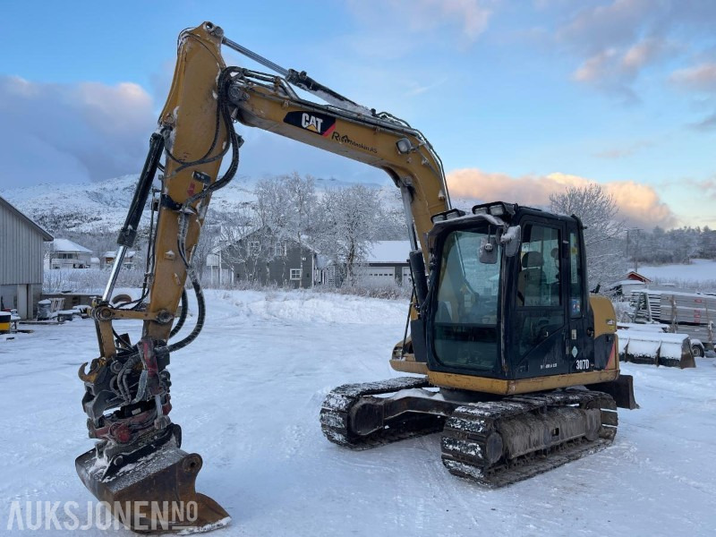 2012 Cat 307D Gravemaskin, Tiltrotator, S50, 8392 timer, sertifisert til Juli 2026 - Pelle: photos 1 2012 Cat 307D Gravemaskin, Tiltrotator, S50, 8392 timer, sertifisert til Juli 2026 - Pelle: photos 1