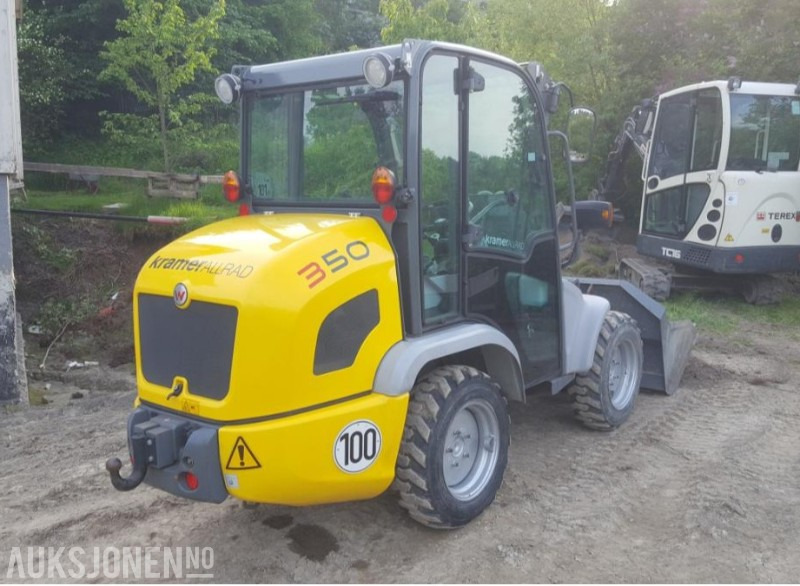 2012 KramerAllrad 350 Hjullaster - KUN 660 timer Mva-fri - Med original skuffe og pallegafler - Chargeuse sur pneus: photos 5 2012 KramerAllrad 350 Hjullaster - KUN 660 timer Mva-fri - Med original skuffe og pallegafler - Chargeuse sur pneus: photos 5