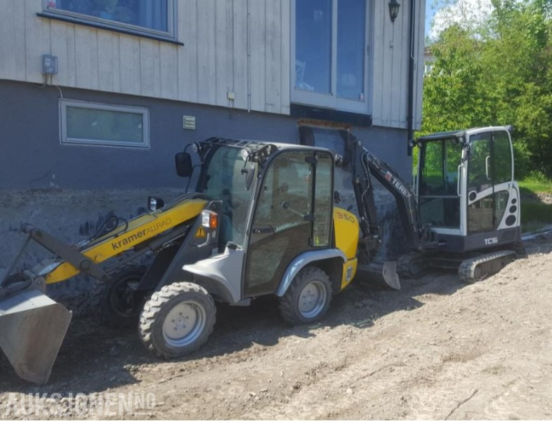 2012 KramerAllrad 350 Hjullaster - KUN 660 timer Mva-fri - Med original skuffe og pallegafler - Chargeuse sur pneus: photos 2 2012 KramerAllrad 350 Hjullaster - KUN 660 timer Mva-fri - Med original skuffe og pallegafler - Chargeuse sur pneus: photos 2