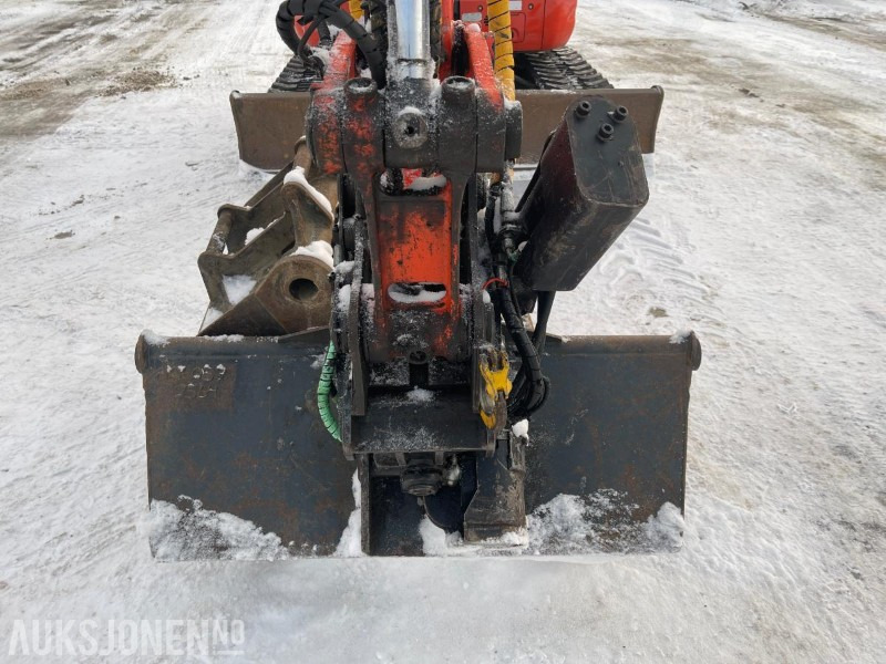 Mini pelle 2012 Kubota KX057-4 Gravemaskin med tiltrotator, tre skuffer, kun 4408 timer: photos 12 Mini pelle 2012 Kubota KX057-4 Gravemaskin med tiltrotator, tre skuffer, kun 4408 timer: photos 12