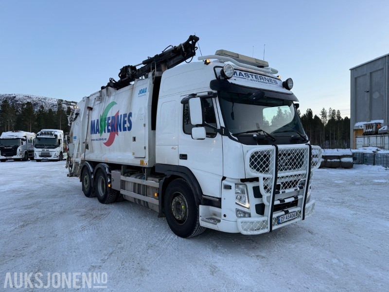 2013 Volvo FM – Renovasjonsbil – JOAB Anaconda HD – Kran – 358 257 km - Benne à ordures ménagères: photos 3 2013 Volvo FM – Renovasjonsbil – JOAB Anaconda HD – Kran – 358 257 km - Benne à ordures ménagères: photos 3