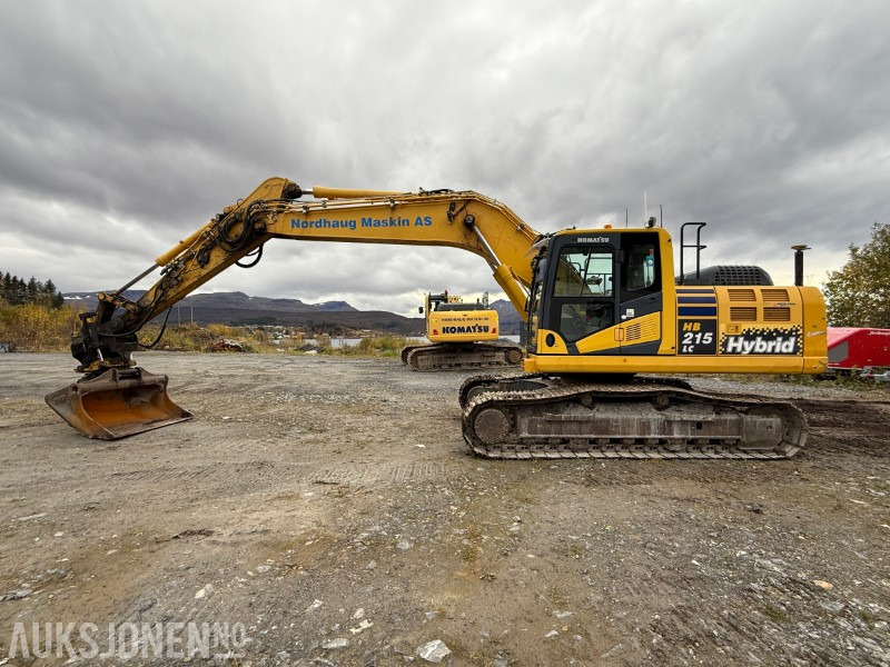 2014 Komatsu Hb 215-2 Gravemaskin - Leica GPS - Engcon Tilt - 7035T - Pelle: photos 2 2014 Komatsu Hb 215-2 Gravemaskin - Leica GPS - Engcon Tilt - 7035T - Pelle: photos 2