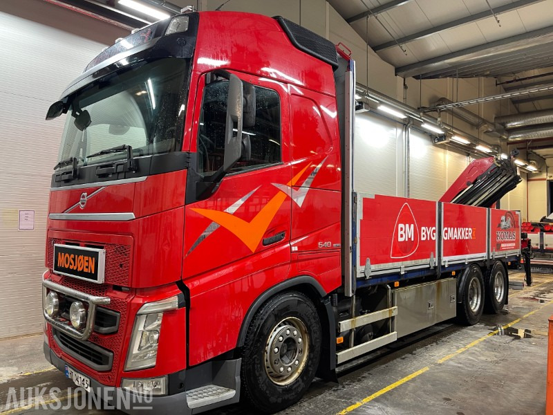 2014 Volvo FH540 6X2 Planbil med HMF 2120 kran, Eu godkjent til 31.05.2026 - Camion grue: photos 2 2014 Volvo FH540 6X2 Planbil med HMF 2120 kran, Eu godkjent til 31.05.2026 - Camion grue: photos 2
