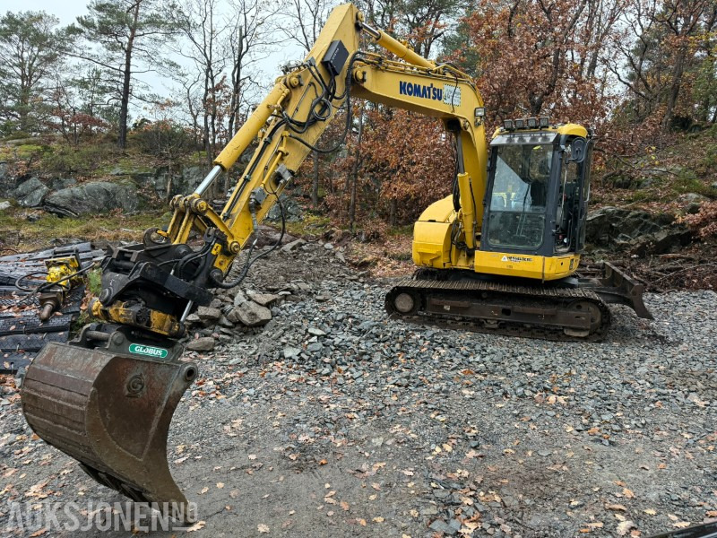 2015 Komatsu PC78US-10 Gravemaskin / ENGCON tiltrotator / 3 skuffer / 6277 T - Pelle: photos 1 2015 Komatsu PC78US-10 Gravemaskin / ENGCON tiltrotator / 3 skuffer / 6277 T - Pelle: photos 1