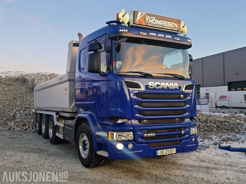 2015 Scania R580 Tippbil - Euro6 - 8X4 - 483 000km - Camion benne: photos 2 2015 Scania R580 Tippbil - Euro6 - 8X4 - 483 000km - Camion benne: photos 2