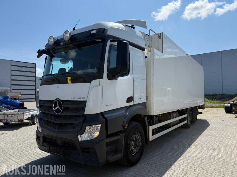 2016 Mercedes-Benz Actros 2553, 530hk, skapbil med kjøling, baklem, automat, - Camion fourgon: photos 1 2016 Mercedes-Benz Actros 2553, 530hk, skapbil med kjøling, baklem, automat, - Camion fourgon: photos 1