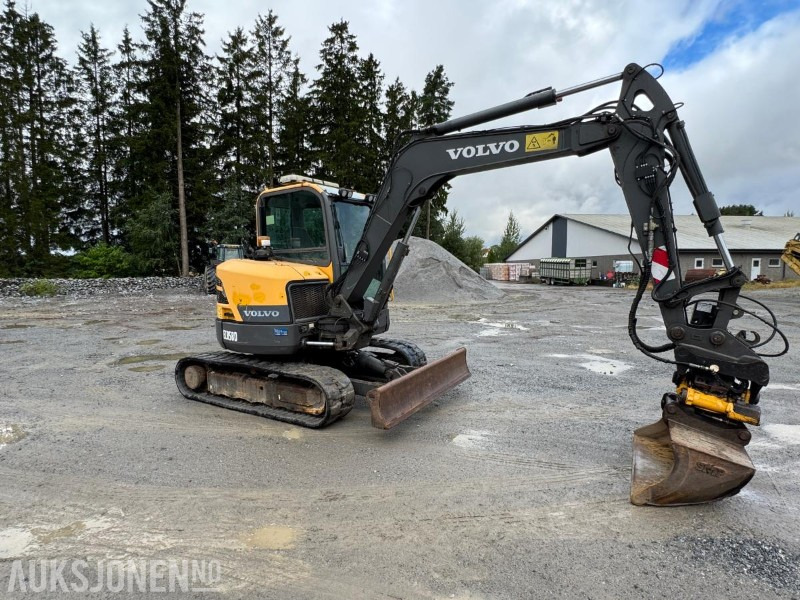 2016 Volvo ecr58d beltegraver 4301t, tiltrotator, pusseskuff,steinskuff - Mini pelle: photos 2 2016 Volvo ecr58d beltegraver 4301t, tiltrotator, pusseskuff,steinskuff - Mini pelle: photos 2