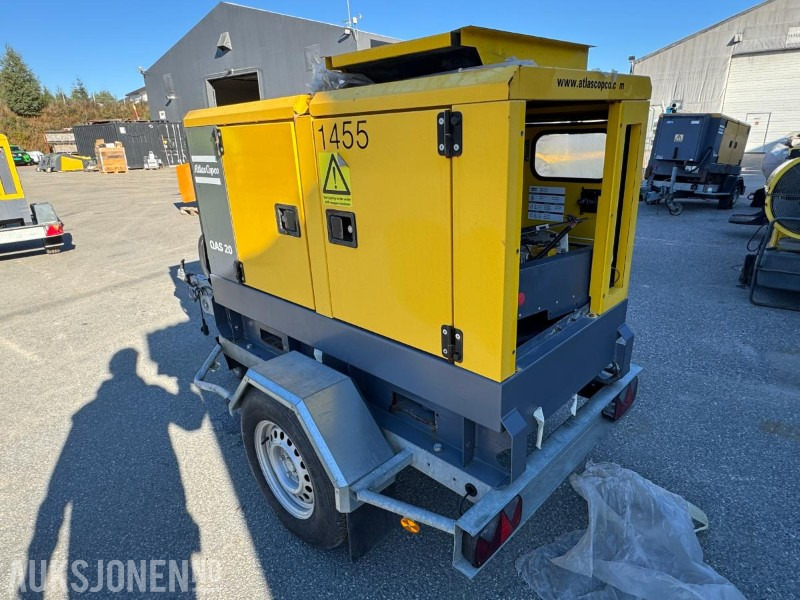 2017 Atlas Copco QAS 20 strømaggregat 20KVA / rep objekt - Matériel de chantier: photos 3 2017 Atlas Copco QAS 20 strømaggregat 20KVA / rep objekt - Matériel de chantier: photos 3