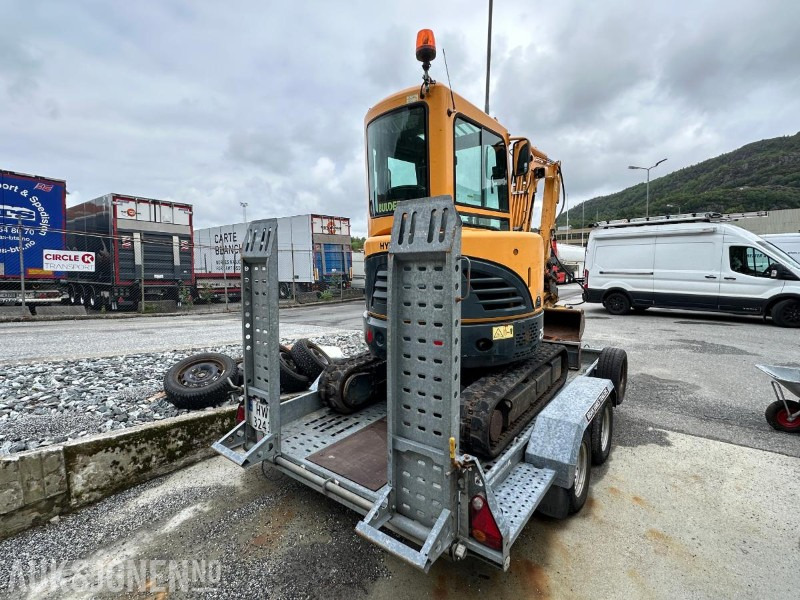 2017 Hyundai Robex 25z-9AK Minigraver med maskinhenger og tilbehør, 909 timer - Mini pelle: photos 5 2017 Hyundai Robex 25z-9AK Minigraver med maskinhenger og tilbehør, 909 timer - Mini pelle: photos 5