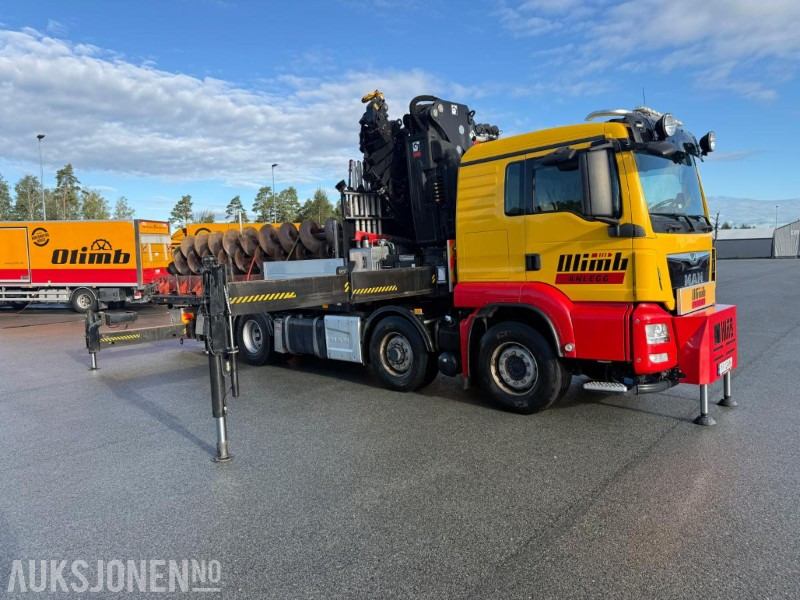 2017 MAN TGS 35.500 KRANBIL M/HIAB X-HIPRO 548 KRAN 8X4 HYDRODRIVE SERVICEHISTORIKK LAV KM. - Camion grue: photos 2 2017 MAN TGS 35.500 KRANBIL M/HIAB X-HIPRO 548 KRAN 8X4 HYDRODRIVE SERVICEHISTORIKK LAV KM. - Camion grue: photos 2