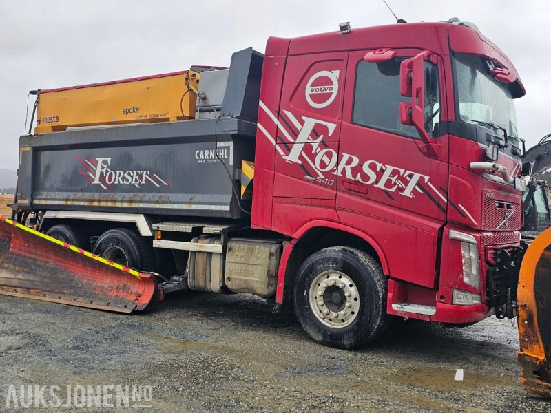 2017 Volvo FH 540 Tippbil med full brøytehydraulikk og planvibrator -Nye dekk for sesong(!!) - Camion benne: photos 5 2017 Volvo FH 540 Tippbil med full brøytehydraulikk og planvibrator -Nye dekk for sesong(!!) - Camion benne: photos 5