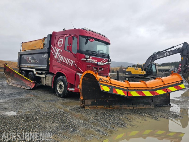 2017 Volvo FH 540 Tippbil med full brøytehydraulikk og planvibrator -Nye dekk for sesong(!!) - Camion benne: photos 4 2017 Volvo FH 540 Tippbil med full brøytehydraulikk og planvibrator -Nye dekk for sesong(!!) - Camion benne: photos 4