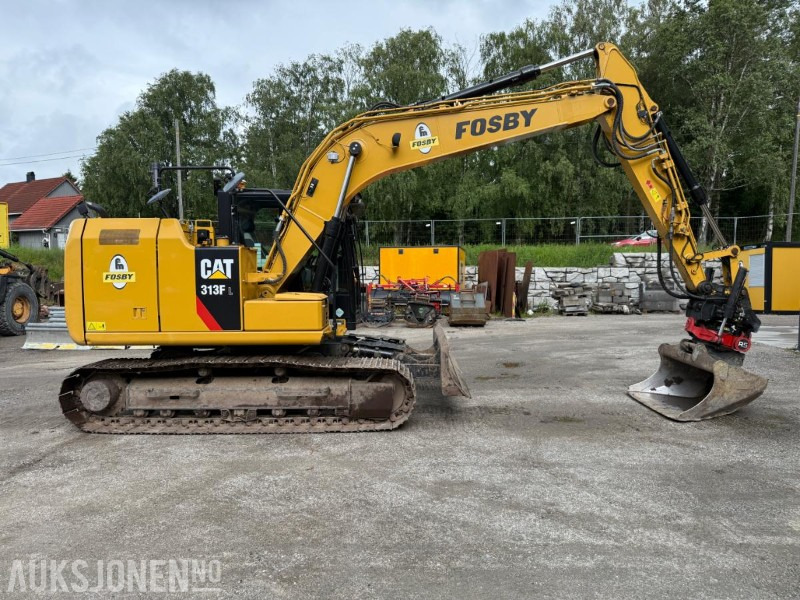 2018 Cat 313FL BELTEGRAVER MASKINSTYRING R5 ROTOTILT 3 SKUFFER SERVICEHISTORIKK. - Pelle: photos 4 2018 Cat 313FL BELTEGRAVER MASKINSTYRING R5 ROTOTILT 3 SKUFFER SERVICEHISTORIKK. - Pelle: photos 4