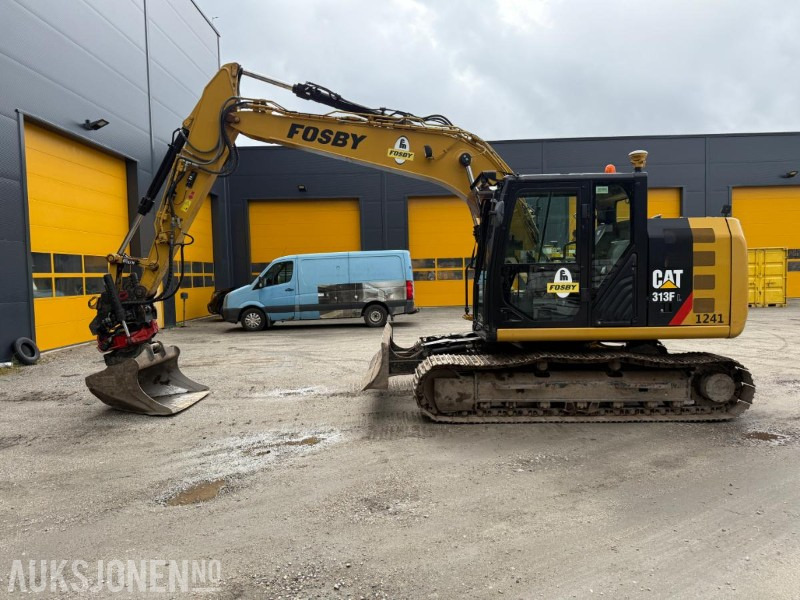 2018 Cat 313FL BELTEGRAVER MASKINSTYRING R5 ROTOTILT 3 SKUFFER SERVICEHISTORIKK. - Pelle: photos 1 2018 Cat 313FL BELTEGRAVER MASKINSTYRING R5 ROTOTILT 3 SKUFFER SERVICEHISTORIKK. - Pelle: photos 1