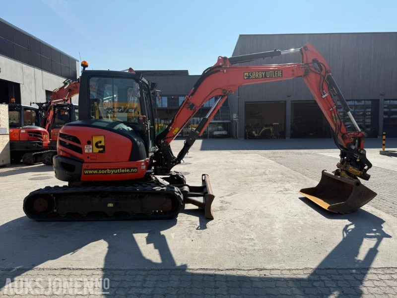2018 Kubota U55-4 BELTEGRAVER ENGCON ROTOTILT 2 SKUFFER SERVICEHISTORIKK SENTRALSMØRING - Pelle: photos 4 2018 Kubota U55-4 BELTEGRAVER ENGCON ROTOTILT 2 SKUFFER SERVICEHISTORIKK SENTRALSMØRING - Pelle: photos 4