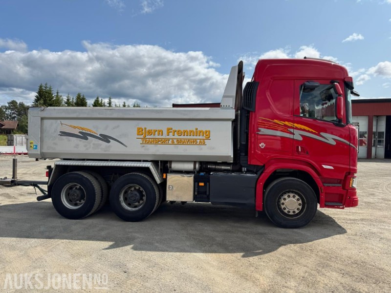 2018 Scania R580 GODT UTSTYRT TIPPBIL MED 3 AKSLET HENGER - Camion benne: photos 5 2018 Scania R580 GODT UTSTYRT TIPPBIL MED 3 AKSLET HENGER - Camion benne: photos 5
