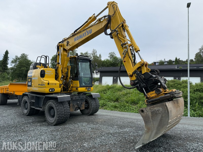2019 Komatsu PW148-11 Hjulgraver - Leddet bom - GPS - Pelle: photos 2 2019 Komatsu PW148-11 Hjulgraver - Leddet bom - GPS - Pelle: photos 2