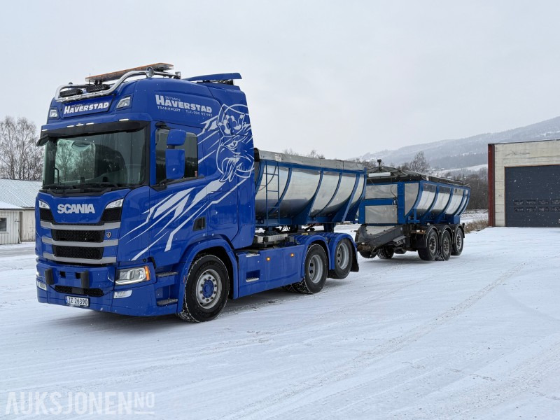 2019 Scania R-serie 6x2NB kombibil - Brøyterigget - Camion benne: photos 1 2019 Scania R-serie 6x2NB kombibil - Brøyterigget - Camion benne: photos 1