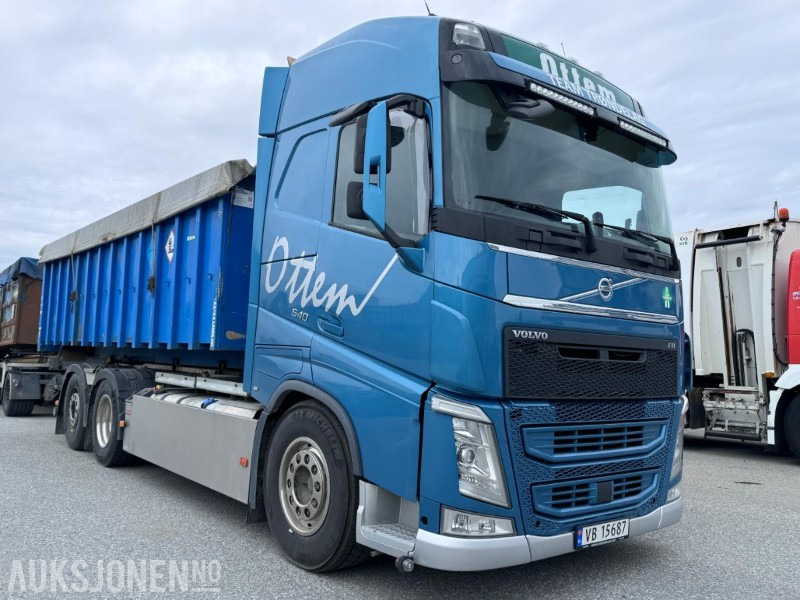 2019 Volvo FH 540 - Krokbil - Fjernstyrt Palfinger krokløftpåbygg med knekk på tårn - Nylig EU godkjent - Camion ampliroll: photos 3 2019 Volvo FH 540 - Krokbil - Fjernstyrt Palfinger krokløftpåbygg med knekk på tårn - Nylig EU godkjent - Camion ampliroll: photos 3