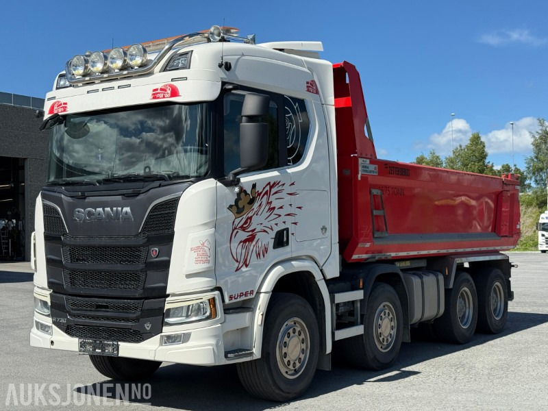 2020 Scania R730 8x4 tippbil - 263112km - Euro 6 - Camion benne: photos 1 2020 Scania R730 8x4 tippbil - 263112km - Euro 6 - Camion benne: photos 1