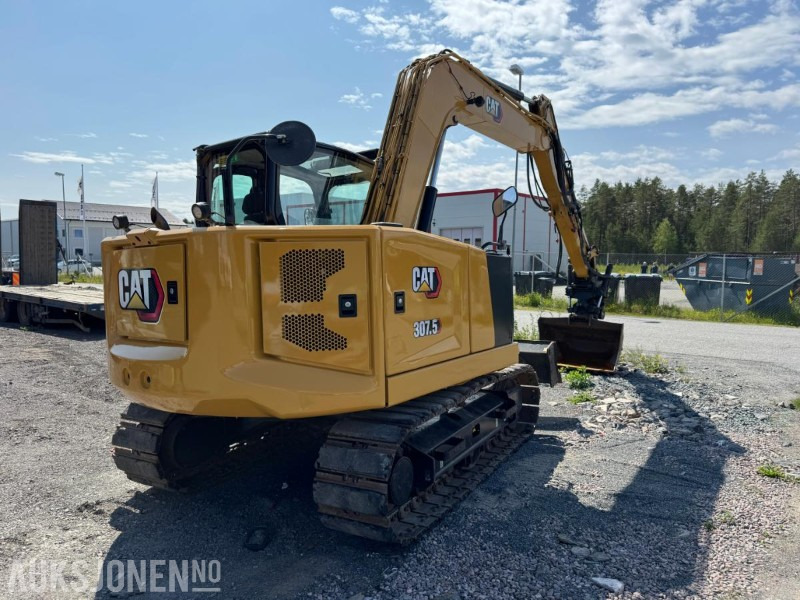 2021 Cat 307.5 gravemaskin med tiltrotator og sentralsmøring / 2 stk skuffer / årskontrollert - Pelle: photos 5 2021 Cat 307.5 gravemaskin med tiltrotator og sentralsmøring / 2 stk skuffer / årskontrollert - Pelle: photos 5