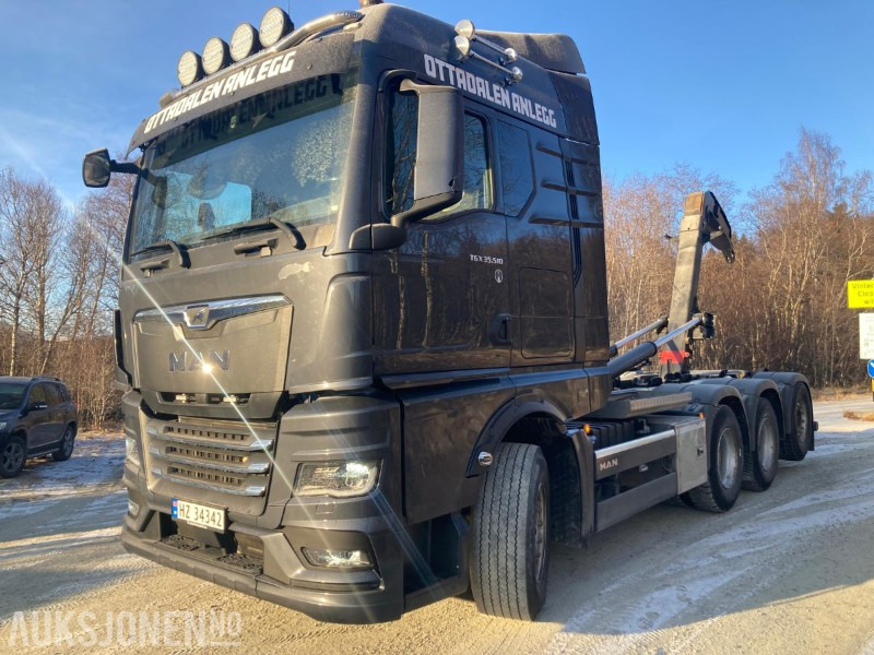 2021 MAN TGX krokbil med dumperkasse og kranflak. 8X4 EURO 6 - Camion ampliroll: photos 2 2021 MAN TGX krokbil med dumperkasse og kranflak. 8X4 EURO 6 - Camion ampliroll: photos 2