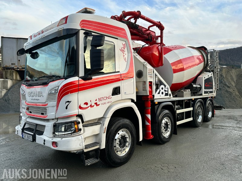 2021 Scania P500XT 8X4 Putzmeister PUMI 28-4 Betongpumpe, 83413km - Camion malaxeur: photos 1 2021 Scania P500XT 8X4 Putzmeister PUMI 28-4 Betongpumpe, 83413km - Camion malaxeur: photos 1