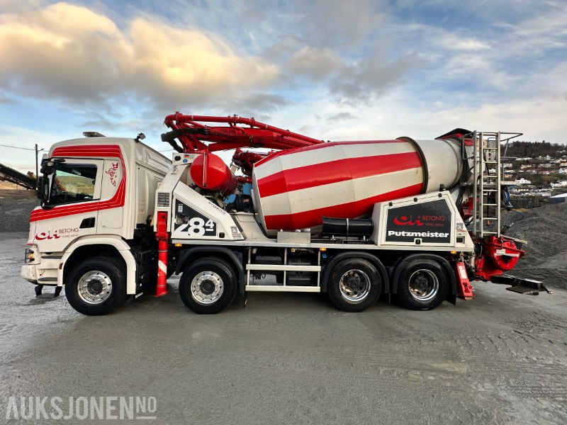 2021 Scania P500XT 8X4 Putzmeister PUMI 28-4 Betongpumpe, 83413km - Camion malaxeur: photos 2 2021 Scania P500XT 8X4 Putzmeister PUMI 28-4 Betongpumpe, 83413km - Camion malaxeur: photos 2