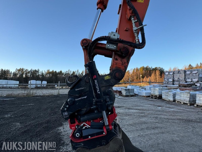 Pelle 2023 HITACHI ZX155W-7,ROTOTILT RC4,QuickChange,LEICA ICON,WEBASTO,SERVICEAVTALE,2 SKUFFER,1443T: photos 16