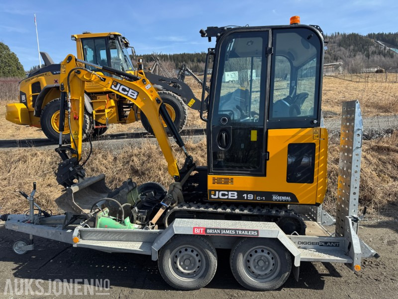 2024 JCB 19 C-1 MINIGRAVER, 3 SKUFFER, KUN 200 TIMER, UTVIDET GARANTI - Mini pelle: photos 3 2024 JCB 19 C-1 MINIGRAVER, 3 SKUFFER, KUN 200 TIMER, UTVIDET GARANTI - Mini pelle: photos 3