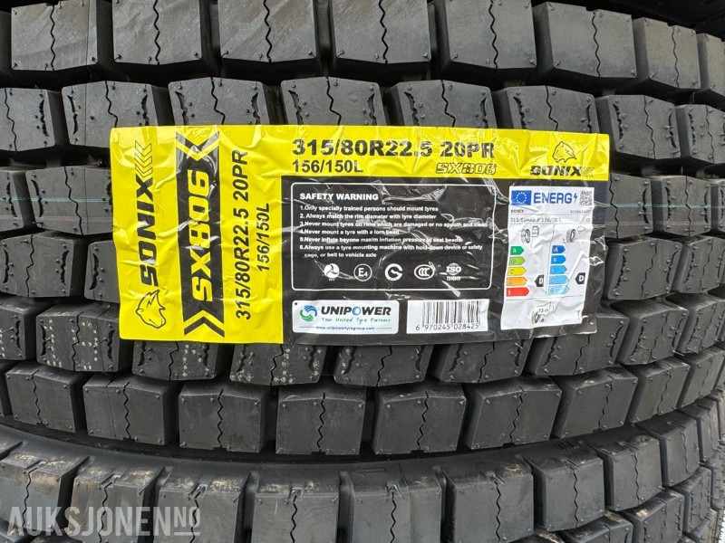 2025 Sonix lastebildekk / M+S / 315/80R22.5 - Pneu pour Camion: photos 4 2025 Sonix lastebildekk / M+S / 315/80R22.5 - Pneu pour Camion: photos 4
